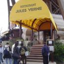 Restaurant Jules Verne entrance, Eiffel Tower, Paris 14 April 2006