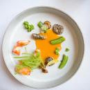 Course -8 Lobster - Poached with Snap Peas, Morels, and Sweetbreads (9246970950)